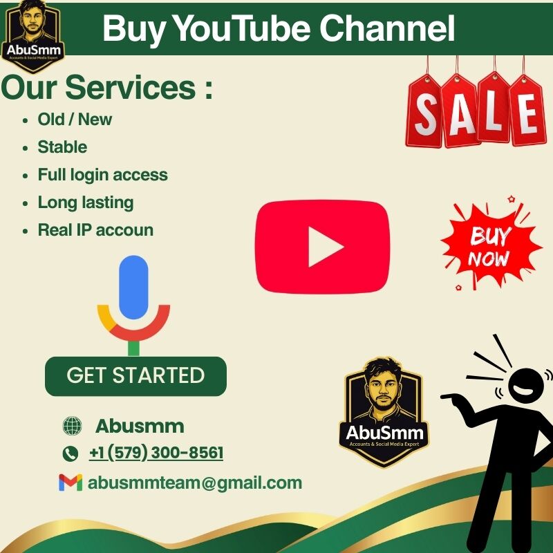 Buy YouTube Channel